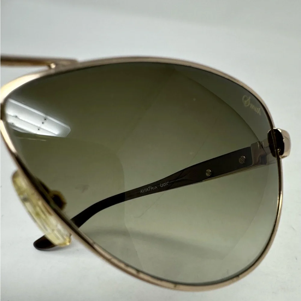 Smith Aviatrix Gold Tone Sunglasses Men’s Aviator Classic Summer Metal‎